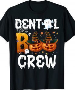 T-Shirt Halloween Dental Boo Crew Nurse Dentist Doctor Life