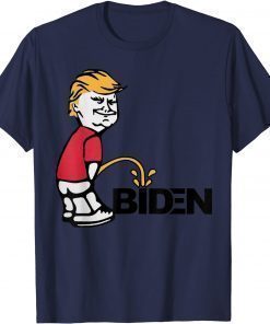 Official Trump Pee on Biden 2021 TShirt