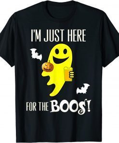 Classic Halloween Cute Tee Funny Ghost Costume Pumpkin Design Fun T-Shirt