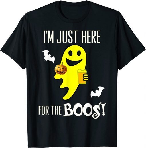 Classic Halloween Cute Tee Funny Ghost Costume Pumpkin Design Fun T-Shirt