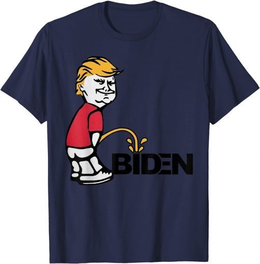 Official Trump Pee on Biden 2021 TShirt