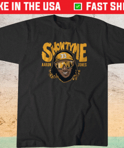 Aaron Jones Showtyme Glasses Shirt