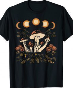 Goblincore Mushroom Foraging Alt Aesthetic Vintage Witchy Shirt