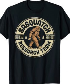 Bigfoot Research Team Retro Vintage Sasquatch Shirt