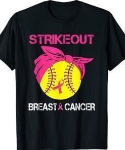 Strike Out Breast Cancer Awareness Softball Fighters Shirt