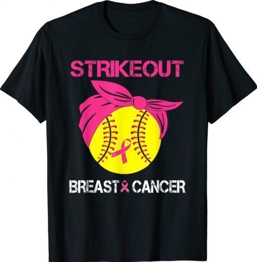 Strike Out Breast Cancer Awareness Softball Fighters Shirt