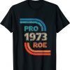 Pro Choice 1973 Women's Rights Feminism Roe v Wade Shirt