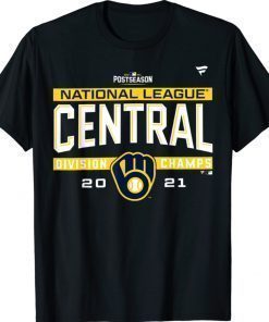 Brewers 2021 NL Central Champions Shirt