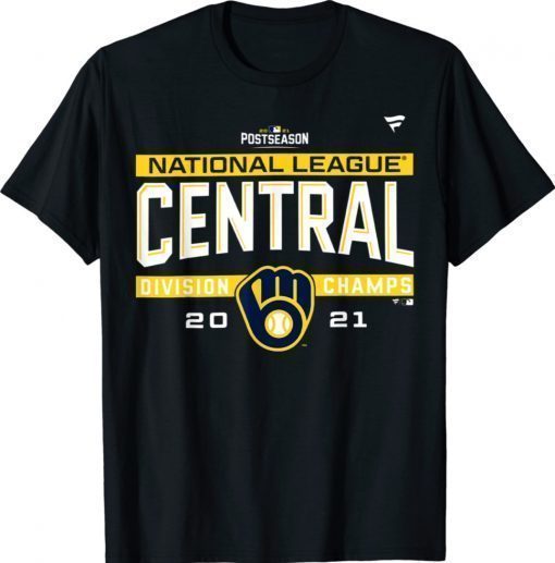 Brewers 2021 NL Central Champions Shirt