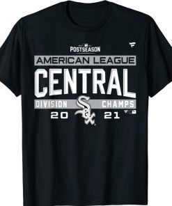 White Chicago Soxs 2021 AL Central Champions Shirt