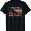 Pureblood Movement #Pureblood Medical Freedom Lion USA Flag Shirt