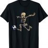 Soccer Skeleton Halloween Men Boys Soccer Player Halloween Shirt