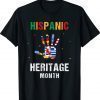 Hispanic Heritage Month Hands Latino Country Flags Shirt