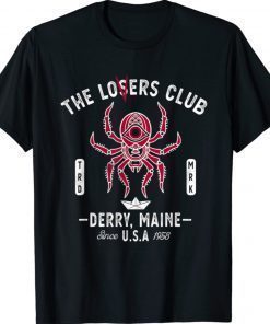 Losers Club Spider Tattoo Goth Horror Shirt