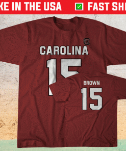 South Carolina Football Jason Brown Player Shirt