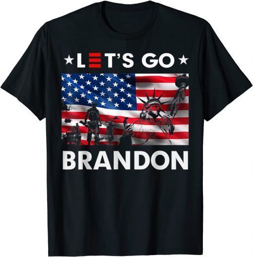 Statue of Liberty Let's Go Brandon Shirt T-Shirt