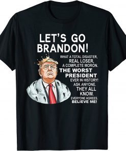 Fuck Biden Lets Go Brandon Let's Go Brandon Tee Shirts