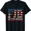 Let’s Go Brandon Conservative US Flag Funny T-Shirt