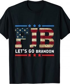 Let’s Go Brandon Conservative US Flag Funny T-Shirt