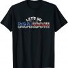 Funny Let's Go Brandon American Flag Impeach Biden Anti Liberal T-Shirt