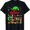 Aunt Claus Funny Christmas Elf Lover Matching Family Group 2021 Shirts