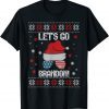 Classic Let's Go Brandon Ugly Christmas Sweater Tee Shirt