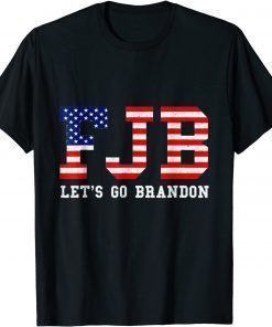 Classic Let’s Go Brandon Conservative US Flag 2021 TShirt