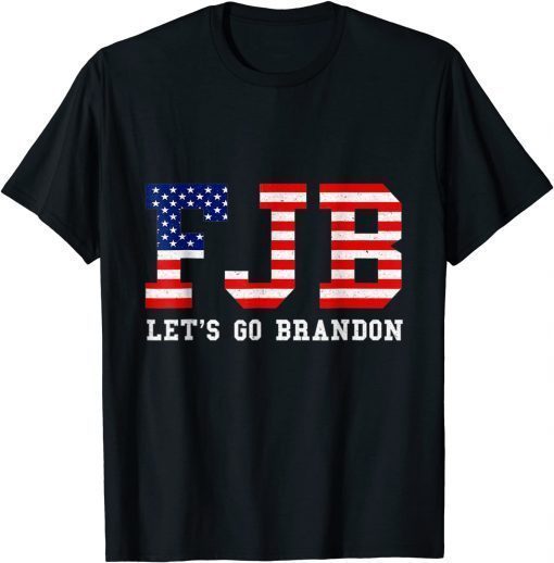 Classic Let’s Go Brandon Conservative US Flag 2021 TShirt