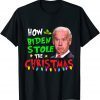 How Biden Stole The Christmas Biden Club Funny Tee Shirts
