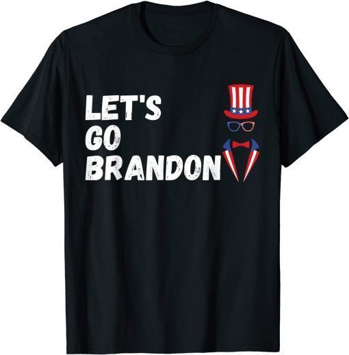 2021 Lets Go Brandon Let's Go Brandon Funny American Flag TShirt