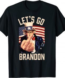 2021 Let's Go Brandon Uncle Sam Let's Go Brandon Chant T-Shirt