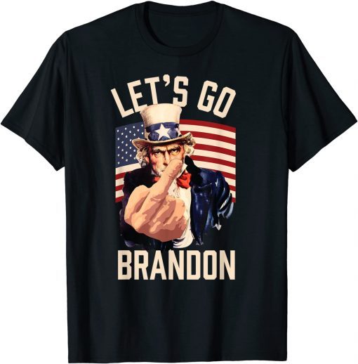 2021 Let's Go Brandon Uncle Sam Let's Go Brandon Chant T-Shirt