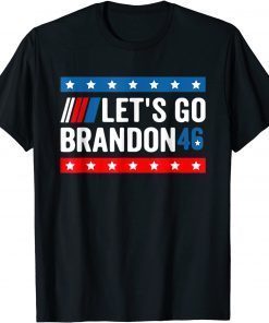 Classic Let's Go Brandon Tee Conservative Anti Liberal US Flag T-Shirt