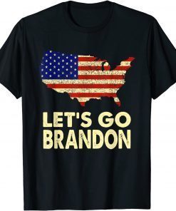 Let's Go Brandon Chant American Anti Liberal Vintage Gift TShirt