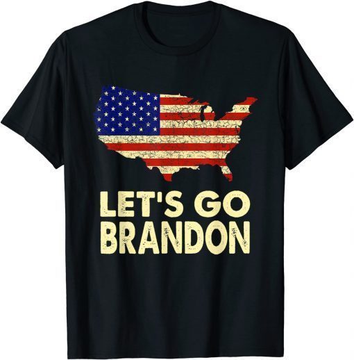 Let's Go Brandon Chant American Anti Liberal Vintage Gift TShirt