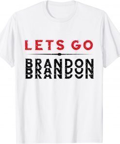 Official Lets Go Brandon Let's go Brandon USA Flag ,Fuck Biden Shirt T-Shirt