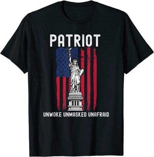 Defiant Patriot Conservative Unwoke Gift TShirt