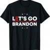 Let's Go Brandon Tee Conservative Anti Liberal US Flag Shirts