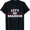 2021 Let's Go Brandon Conservative Anti Liberal US Flag Unisex TShirt