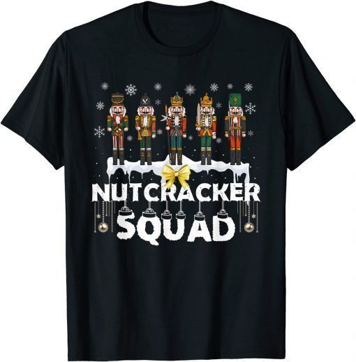 2021 Nutcracker Squad Ballet Dance Matching Family Christmas Xmas T-Shirt