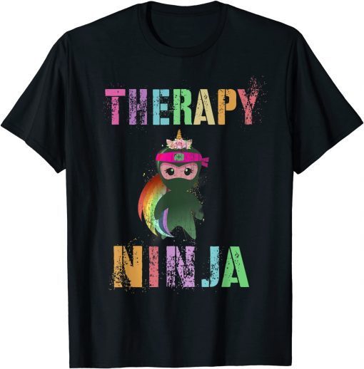 T-Shirt Magical THERAPY NINJA SQUAD Unicorn Therapist Team