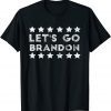 T-Shirt Let's Go Brandon ,Biden Conservative Anti Liberal US Flag