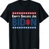 2021 Empty Shelves Joe Retro Vintage Patriot Chants Funny Biden T-Shirt