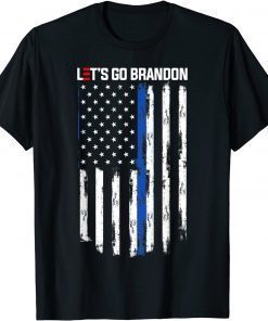 Official Biden 2021 Let's Go Brandon Tee Conservative Anti Liberal US Flag FJB T-Shirt