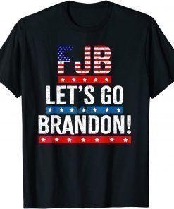 2021 Lets Go Brandon Vintage American Flag T-Shirt