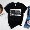 2021 Let's Go Brandon US Flag Back Tee Shirt