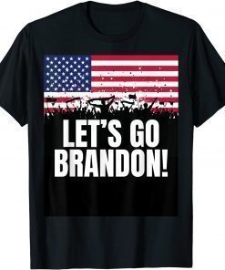 Anti Biden Let’s Go Brandon Funny Political Conservative Anti Liberal 2021 T-Shirt