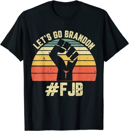 T-Shirt Anti BIden 2021 FJB Chant Let's Go Brandon Tee Conservative Anti Liberal