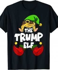 Classic Trump Elf Family Christmas Trump Elf Sweater Matching Trump Tee Shirts