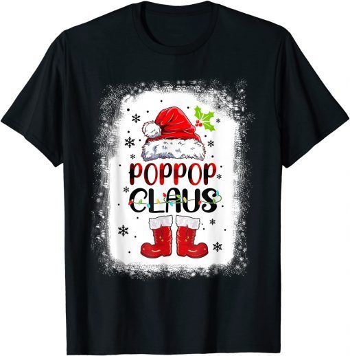 Official Poppop Santa Claus Dress Shirt For Men Women Christmas TShirt